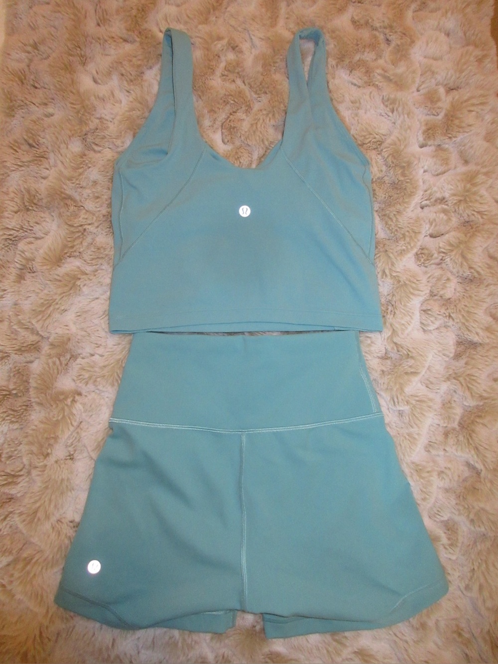 lululemon athletica teal set